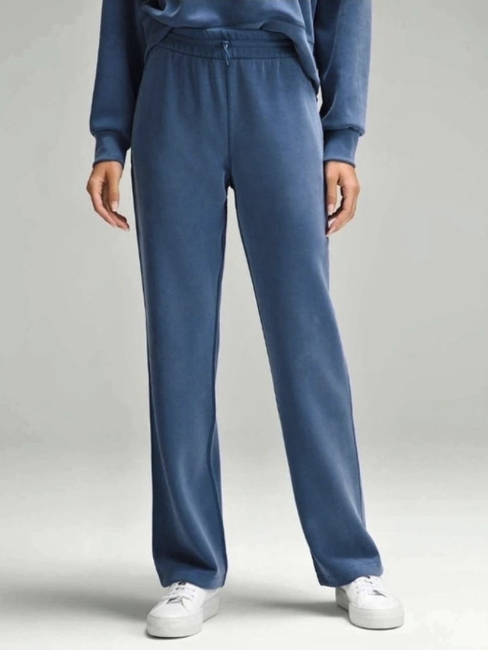 Lululemon Softstreme High-Rise Straight-Leg Pants Blue Size 10
